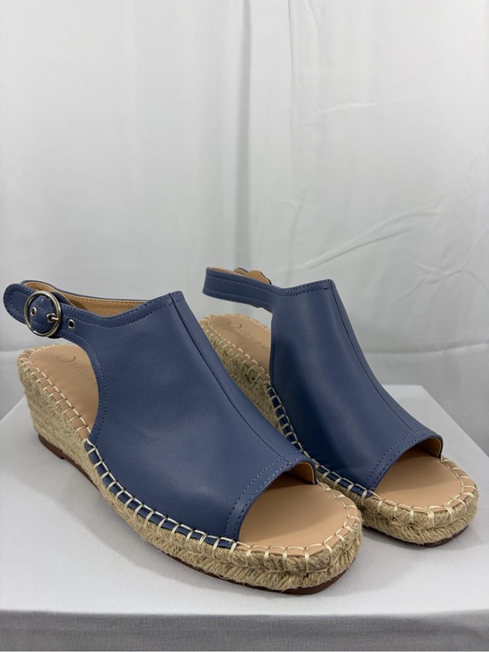 Journee Collection Shoes - NWT Journee Collection Women's Size 11 Blue Espadrille 2.5 Inch Wedge Sandals